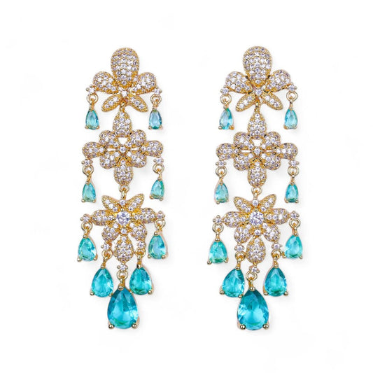 Water Lily Dangle Earrings