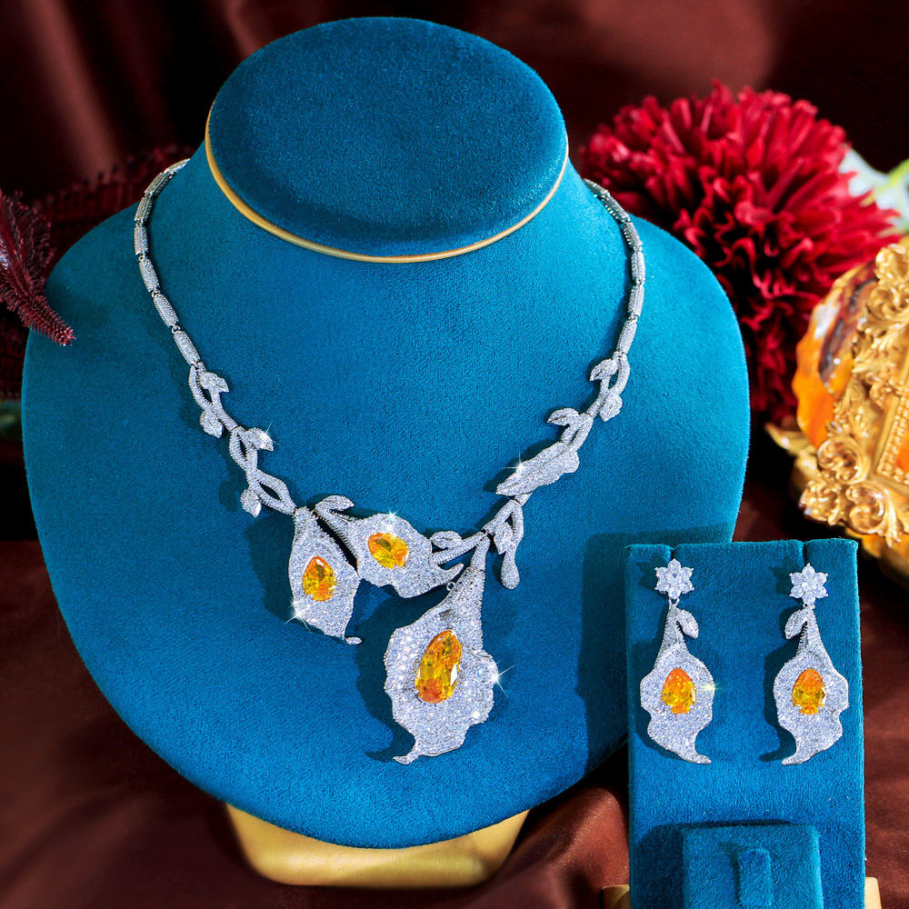 Yellow Leaf Necklace